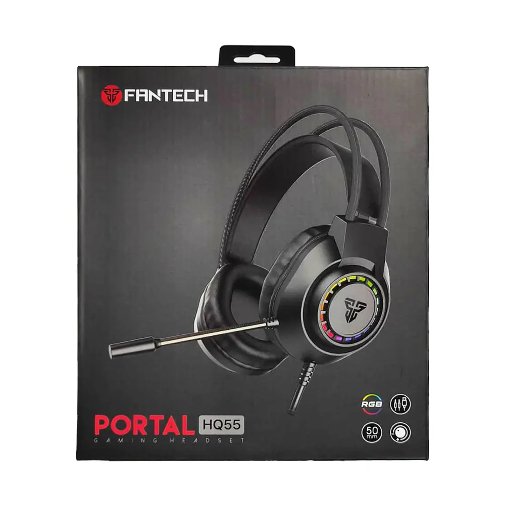 هدست باسیم گیمینگ فنتک مدل PORTAL HQ55 هدست باسیم گیمینگ فنتک مدل PORTAL HQ55