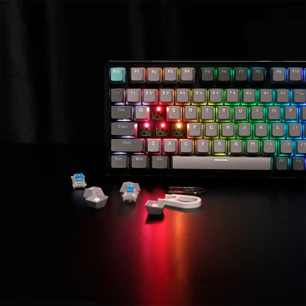 کیبورد بیسیم گیمینگ فنتک مدل ATOM PRO96 MK914 کیبورد بیسیم گیمینگ فنتک مدل ATOM PRO96 MK914