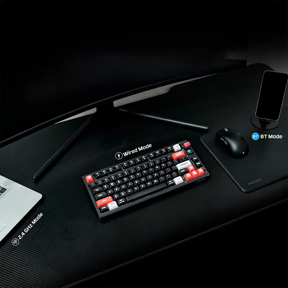کیبورد بیسیم گیمینگ فنتک مدل ATOM PRO79 MK917
