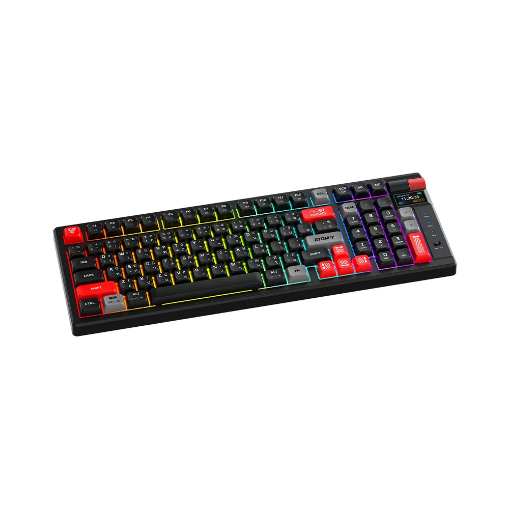 کیبورد بیسیم گیمینگ فنتک مدل ATOM PRO97 MK918 کیبورد بیسیم گیمینگ فنتک مدل ATOM PRO97 MK918