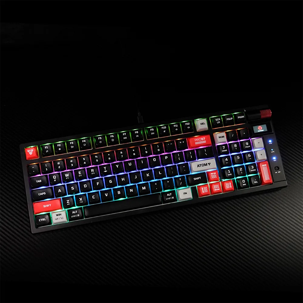 کیبورد بیسیم گیمینگ فنتک مدل ATOM PRO97 MK918 کیبورد بیسیم گیمینگ فنتک مدل ATOM PRO97 MK918