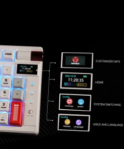 کیبورد بیسیم گیمینگ فنتک مدل ATOM PRO97 MK918