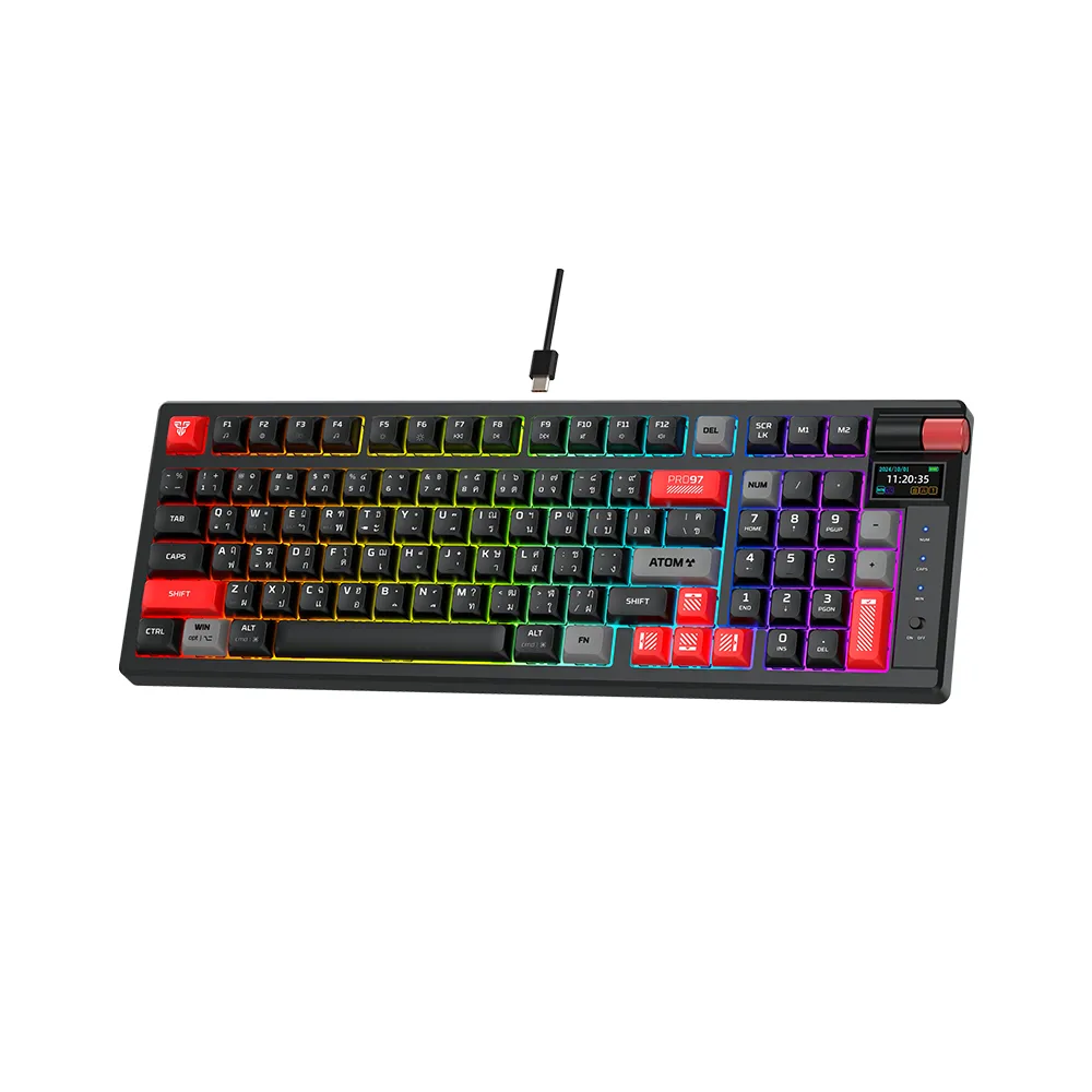 کیبورد بیسیم گیمینگ فنتک مدل ATOM PRO97 MK918 کیبورد بیسیم گیمینگ فنتک مدل ATOM PRO97 MK918