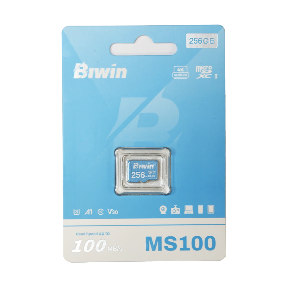 کارت حافظه بیوین مدل MS100 microSDXC UHS-I U3 V30 A1 کارت حافظه بیوین مدل MS100 microSDXC UHS-I U3 V30 A1