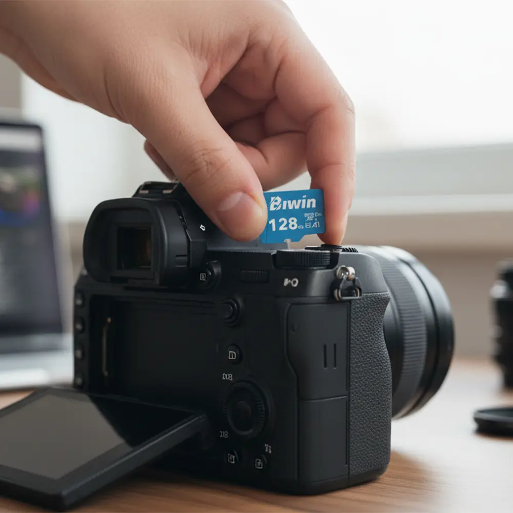 کارت حافظه بیوین مدل MS100 microSDXC UHS-I U3 V30 A1 کارت حافظه بیوین مدل MS100 microSDXC UHS-I U3 V30 A1