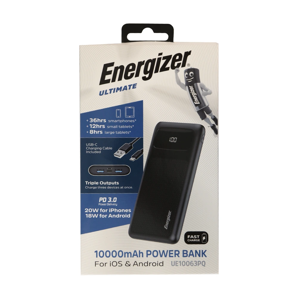 پاوربانک 10000mAh انرجایزر مدل UE10063PQ