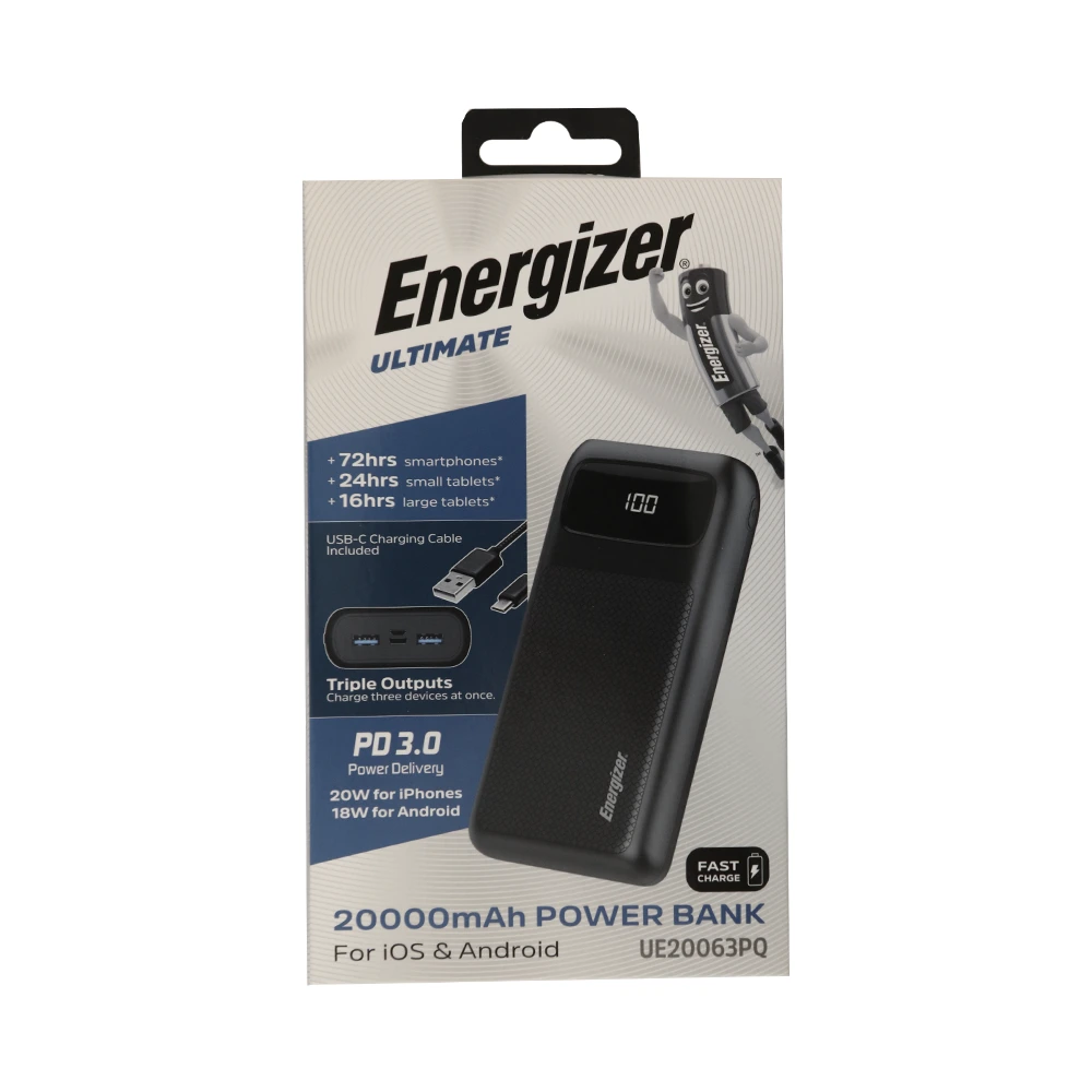 پاوربانک 20000mAh انرجایزر مدل UE20063PQ