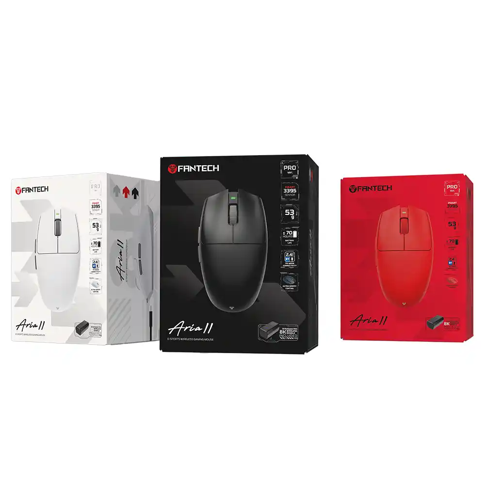 ماوس گیمینگ بیسیم فنتک مدل ARIA II PRO XD7V2P ماوس گیمینگ بیسیم فنتک مدل ARIA II PRO XD7V2P