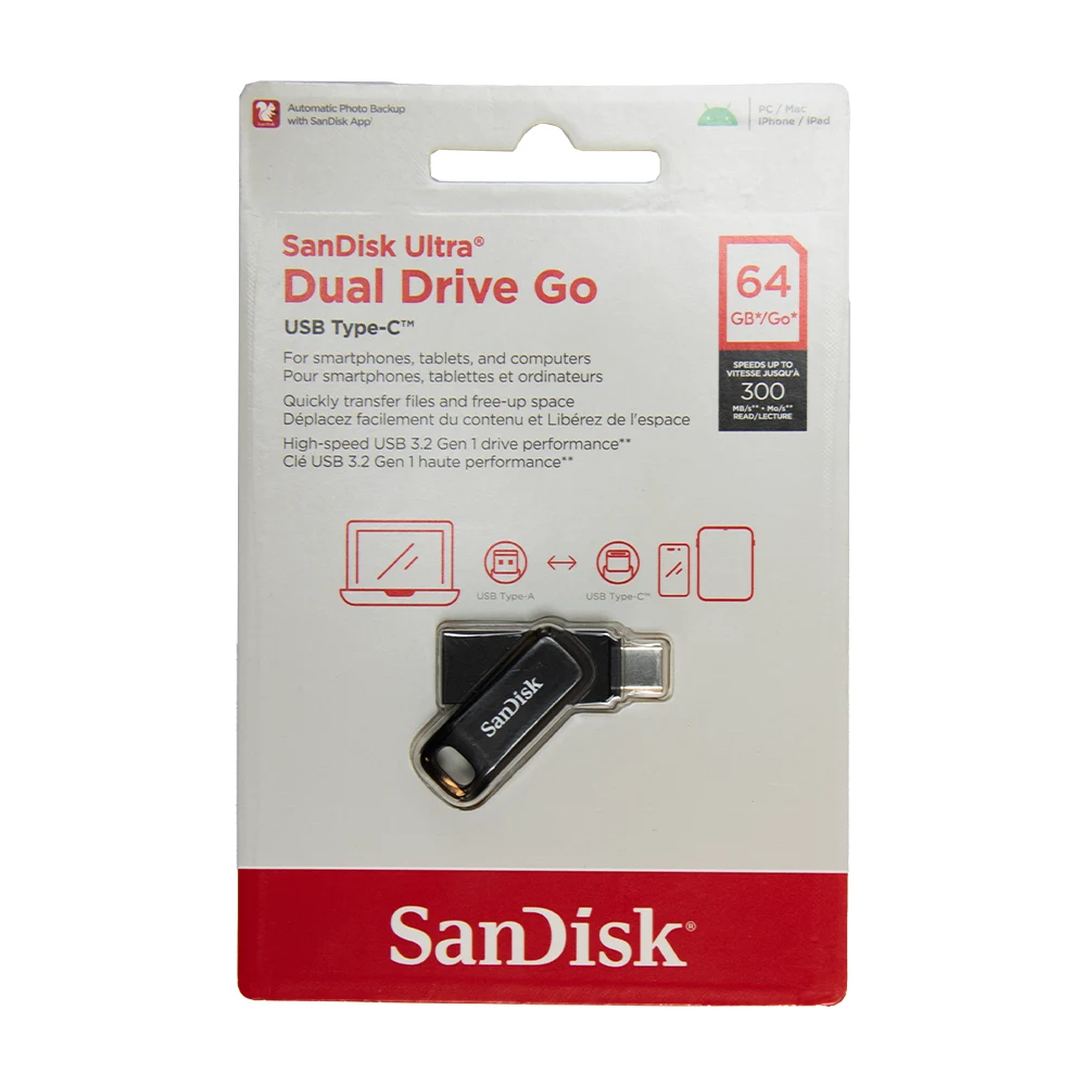 فلش مموری سن دیسک مدل Ultra Dual Drive Go فلش مموری سن دیسک مدل Ultra Dual Drive Go