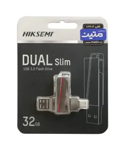 پک فلش مموری USB 3.2 هایکسمی مدل Dual Slim E307C - 32گیگابایت