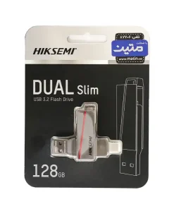 پک فلش مموری USB 3.2 هایکسمی مدل Dual Slim E307C - 128گیگابایت