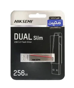 پک فلش مموری USB 3.2 هایکسمی مدل Dual Slim E307C - 256گیگابایت