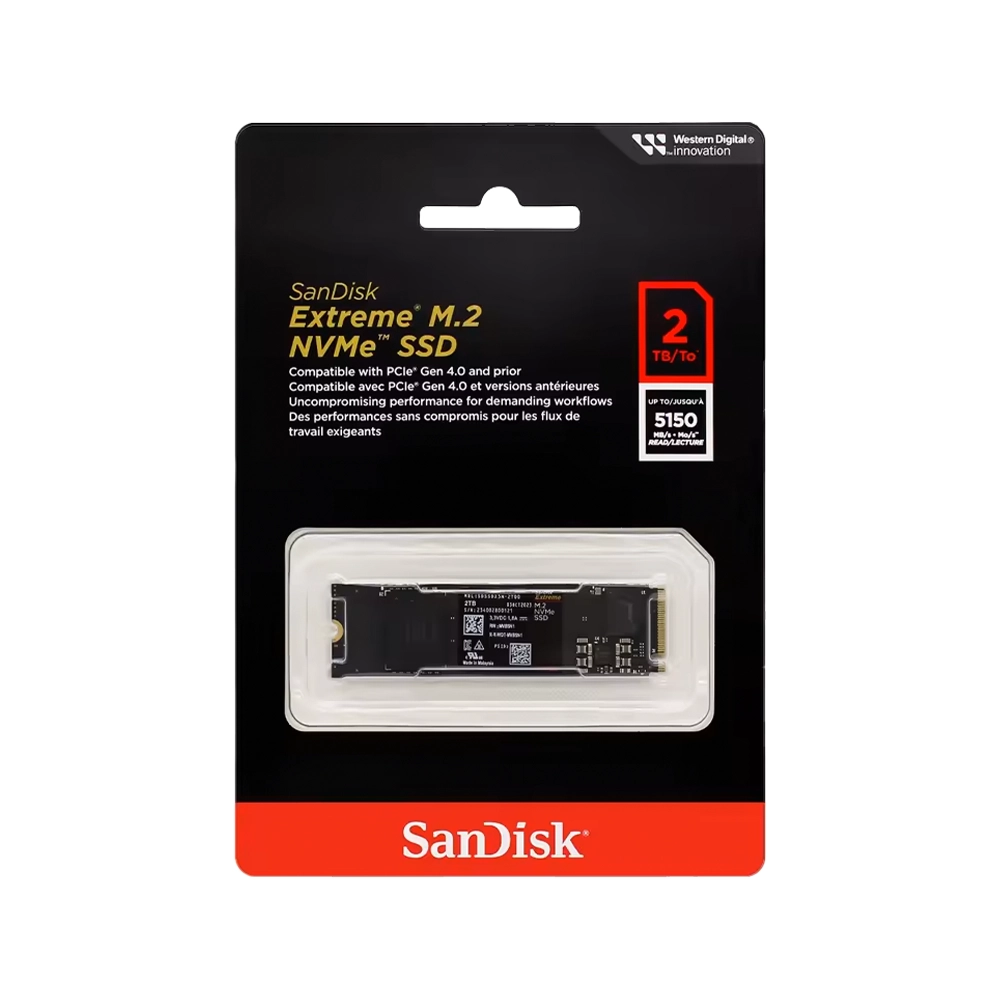 حافظه SSD اینترنال سندیسک مدل Extreme حافظه SSD اینترنال سندیسک مدل Extreme