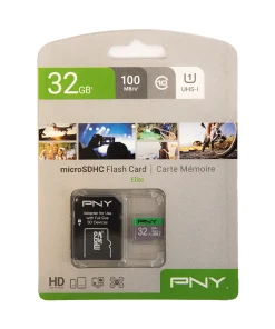 کارت حافظه پی ان وای مدل microSDHC Elite UHS-I Class10 U1 W/1