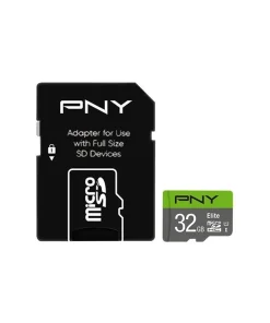 کارت حافظه پی ان وای مدل microSDHC Elite UHS-I Class10 U1 W/1