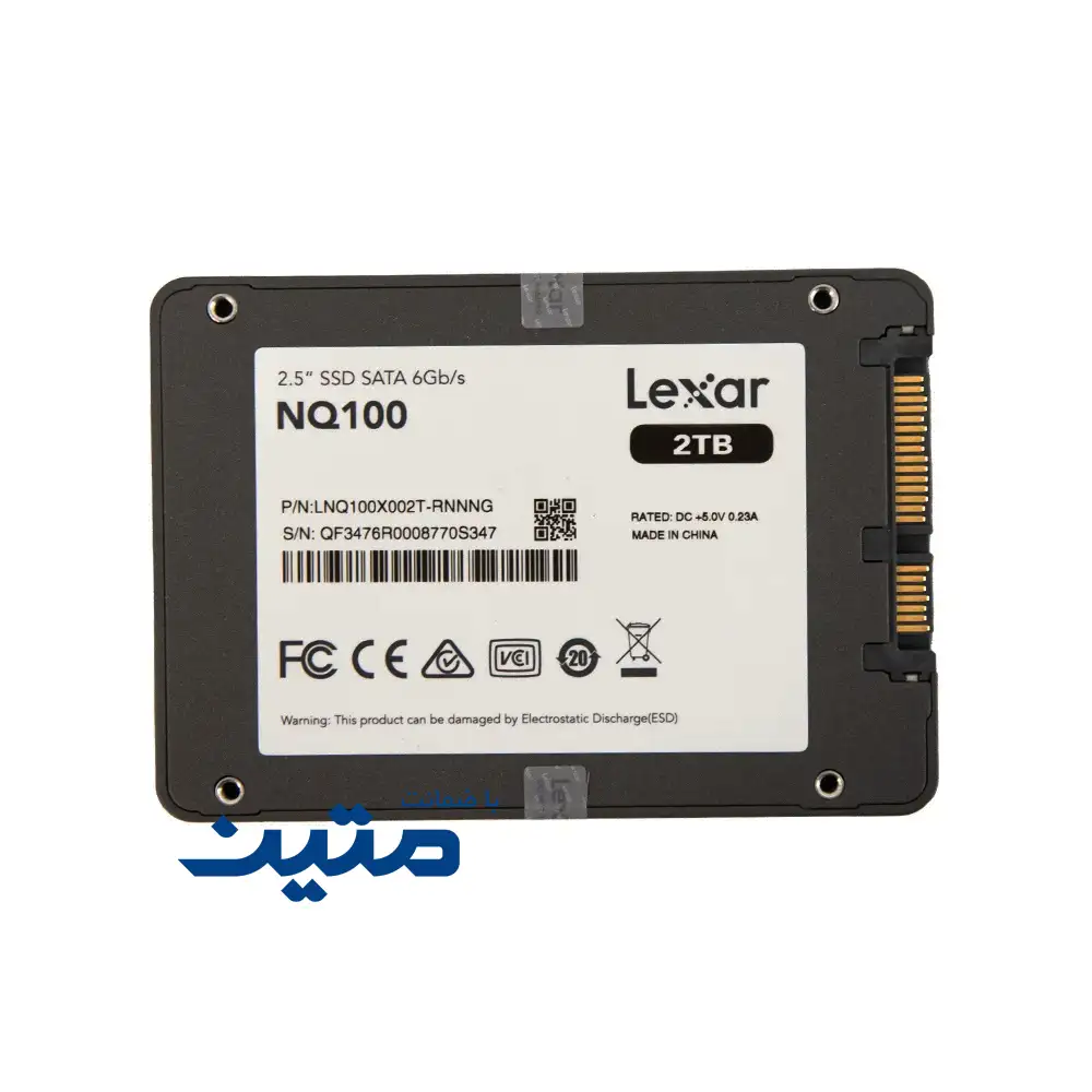 NQ100-2 حافظه داخلی Lexar NQ100 SSD با طراحی استاندارد 2.5 اینچی - 2TB