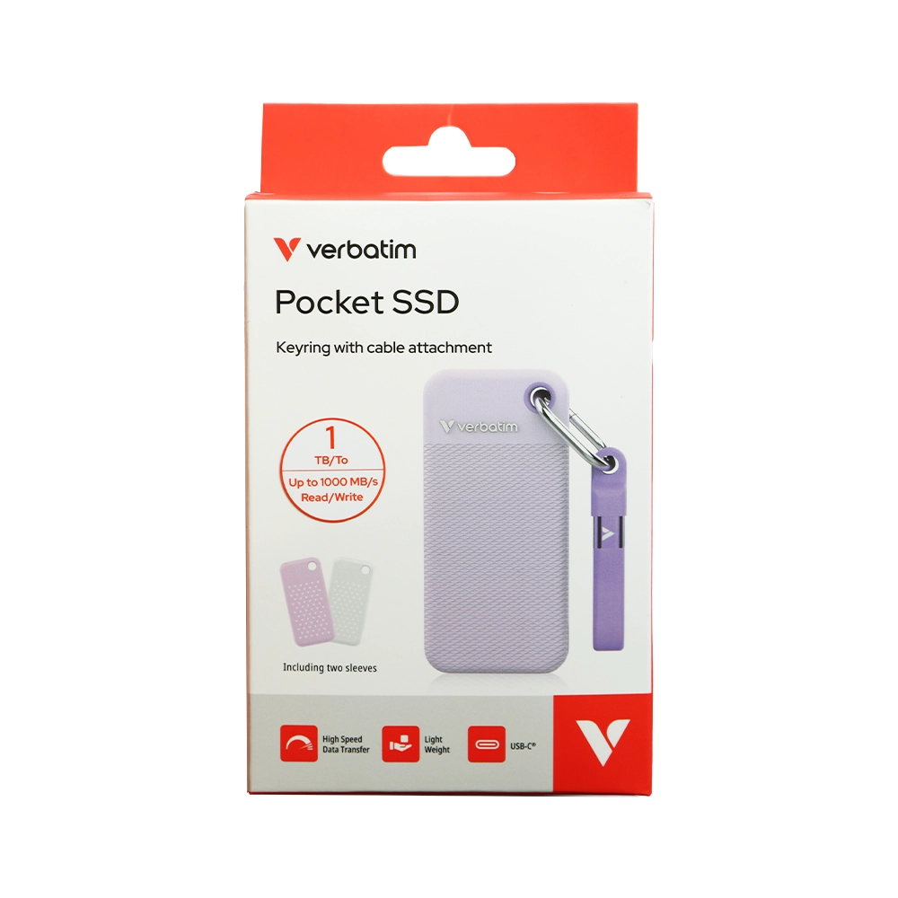 حافظه SSD اکسترنال ورباتیم مدل Pocket SSD حافظه SSD اکسترنال ورباتیم مدل Pocket SSD