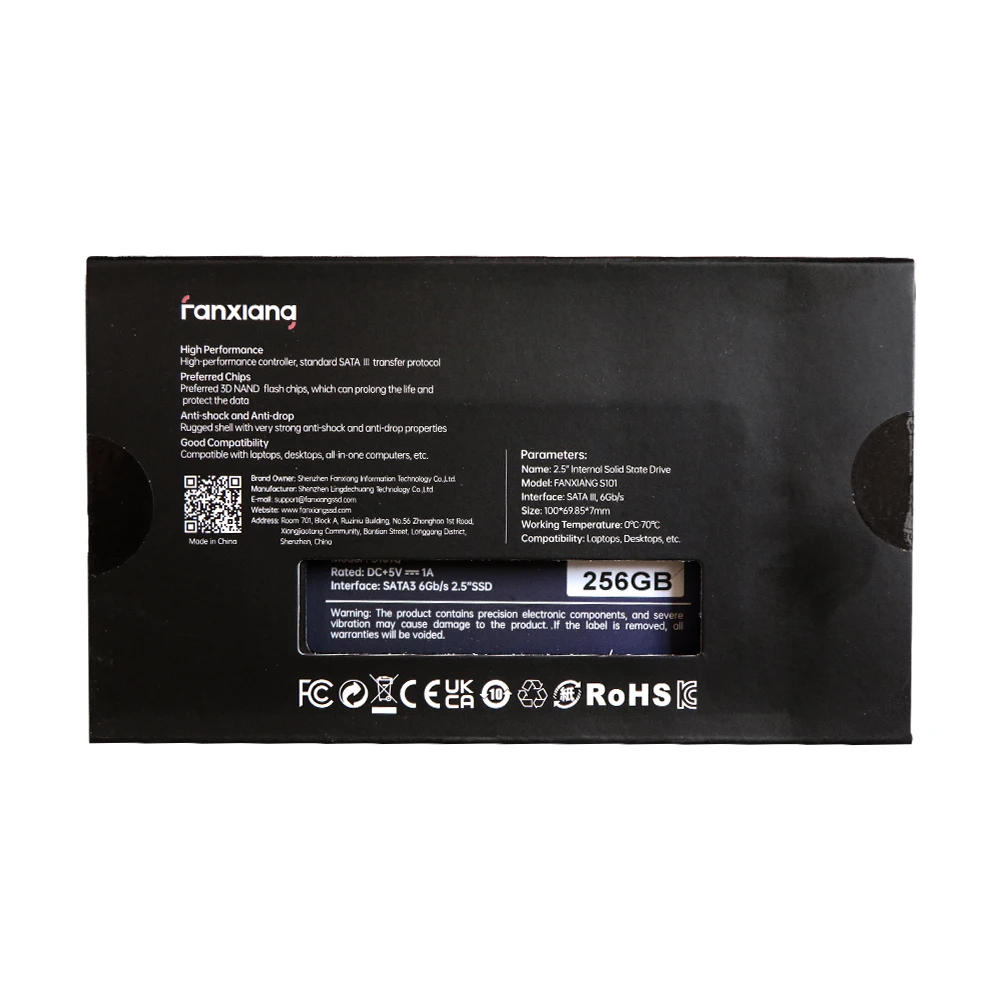 حافظه SSD اینترنال فانشیانگ مدل S101 حافظه SSD اینترنال فانشیانگ مدل S101