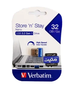 بسته بندی فلش مموری ورباتیم مدل Store ‘n’ Stay Nano 32gb