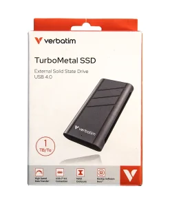حافظه SSD اکسترنال ورباتیم مدل TurboMetal