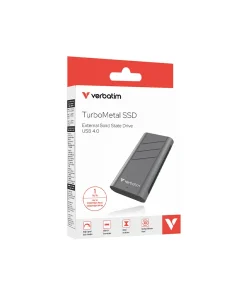 حافظه SSD اکسترنال ورباتیم مدل TurboMetal