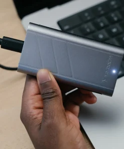حافظه SSD اکسترنال ورباتیم مدل TurboMetal