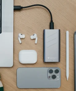 حافظه SSD اکسترنال ورباتیم مدل TurboMetal