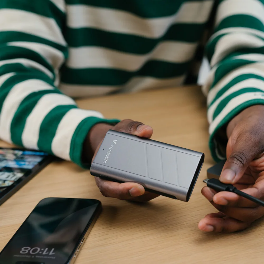 حافظه SSD اکسترنال ورباتیم مدل TurboMetal حافظه SSD اکسترنال ورباتیم مدل TurboMetal