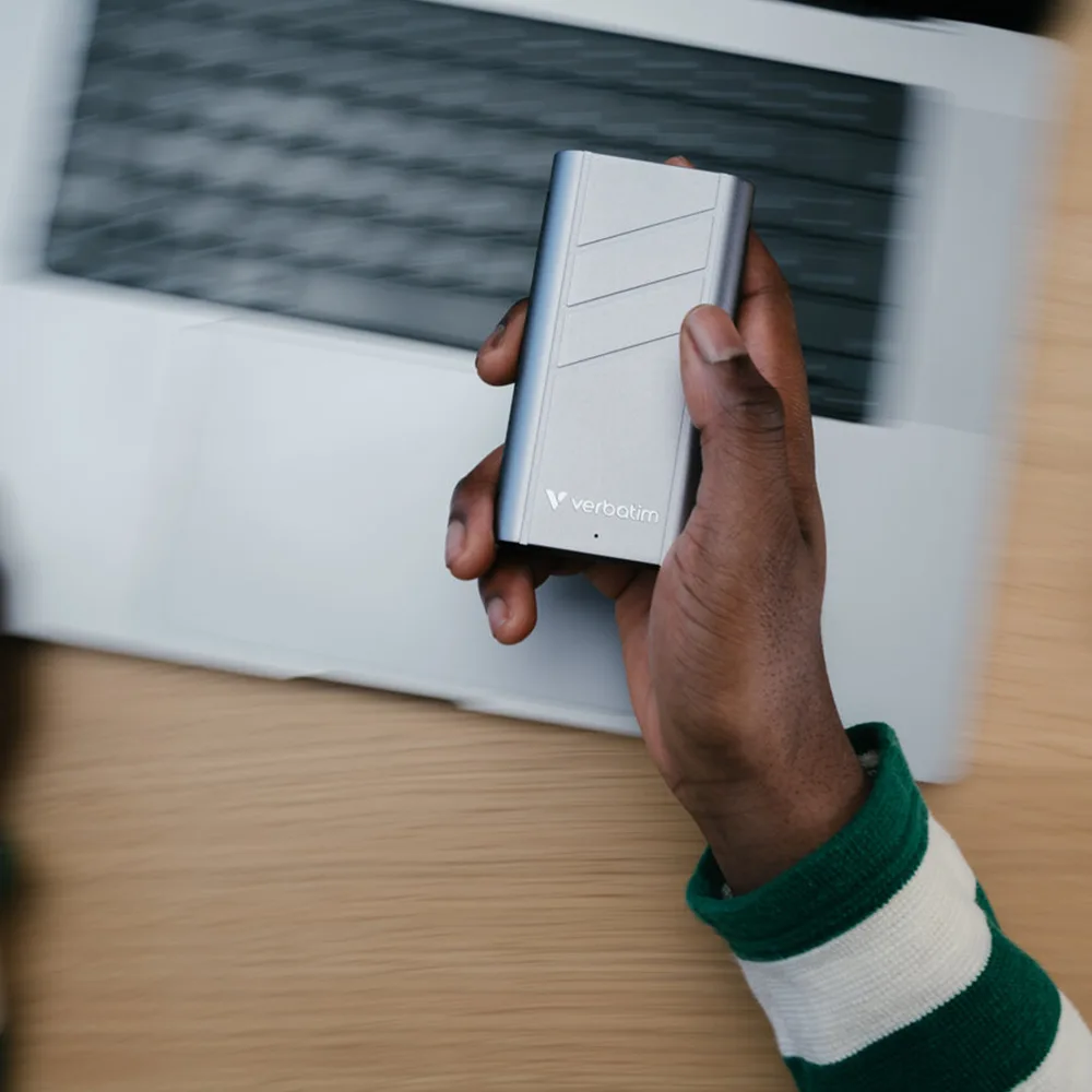 حافظه SSD اکسترنال ورباتیم مدل TurboMetal حافظه SSD اکسترنال ورباتیم مدل TurboMetal