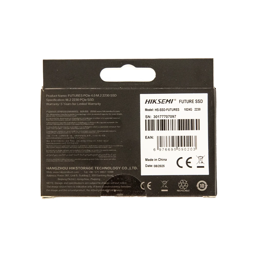 حافظه SSD اینترنال M.2 NVMe هایکسمی مدل FUTURES حافظه SSD اینترنال M.2 NVMe هایکسمی مدل FUTURES