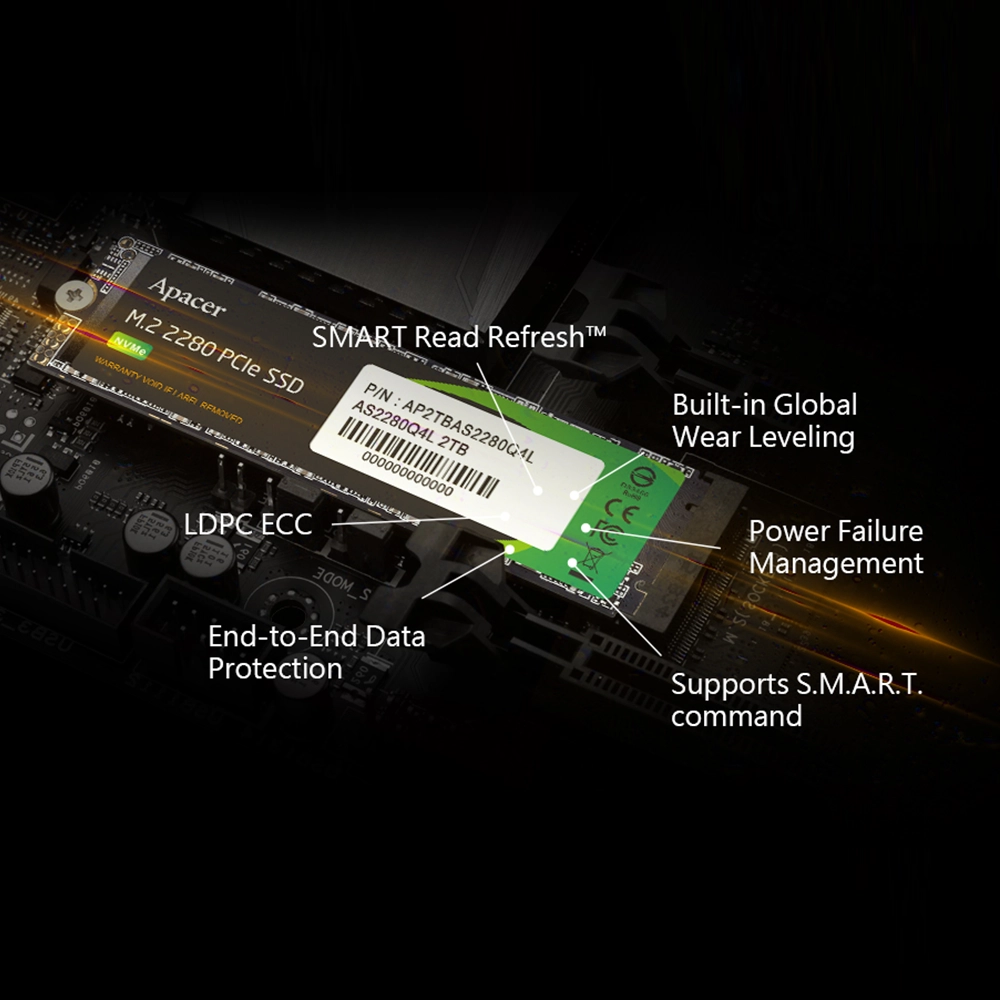 حافظه SSD اپیسر مدل AS2280 Q4L M2