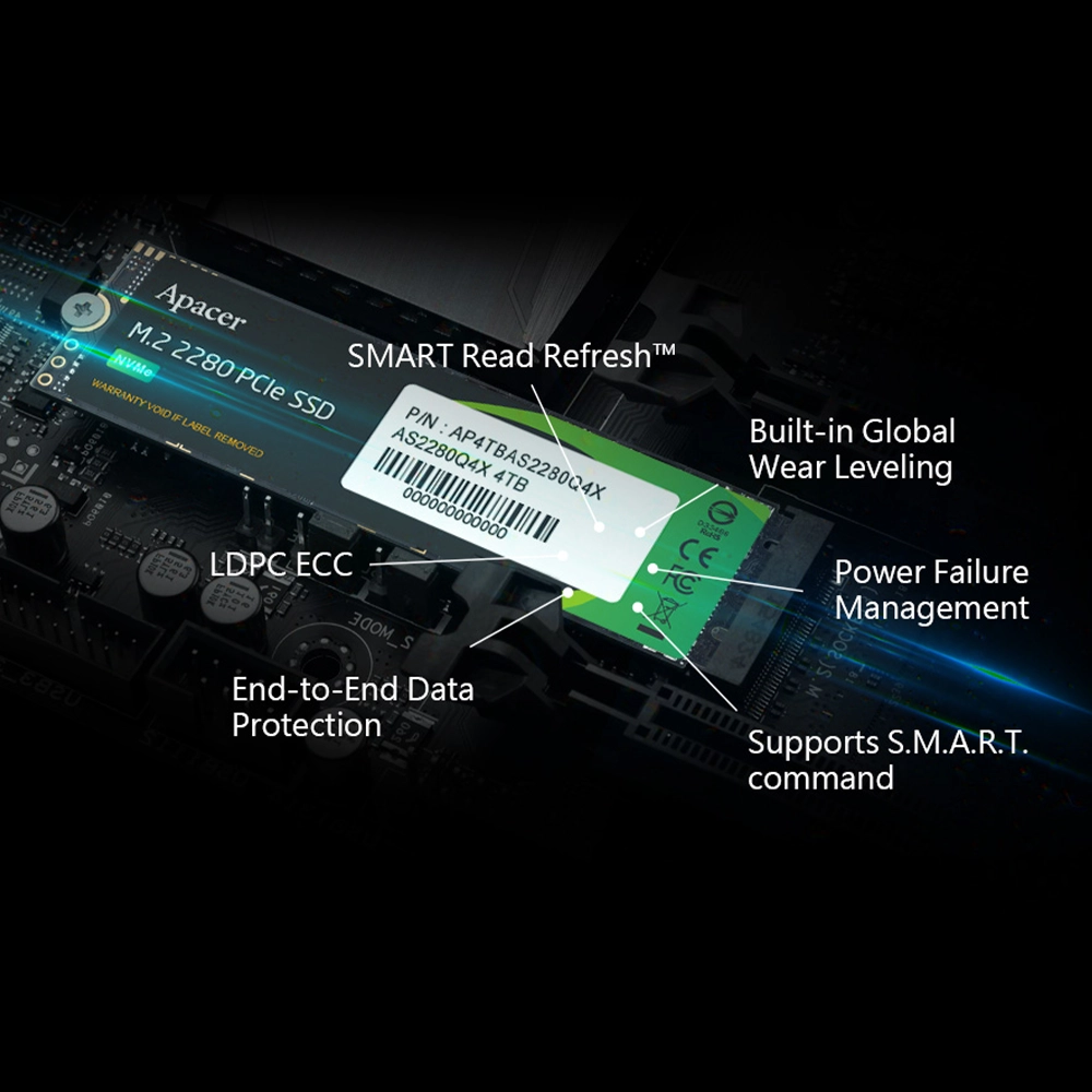 حافظه SSD اپیسر مدل AS2280 Q4X M2
