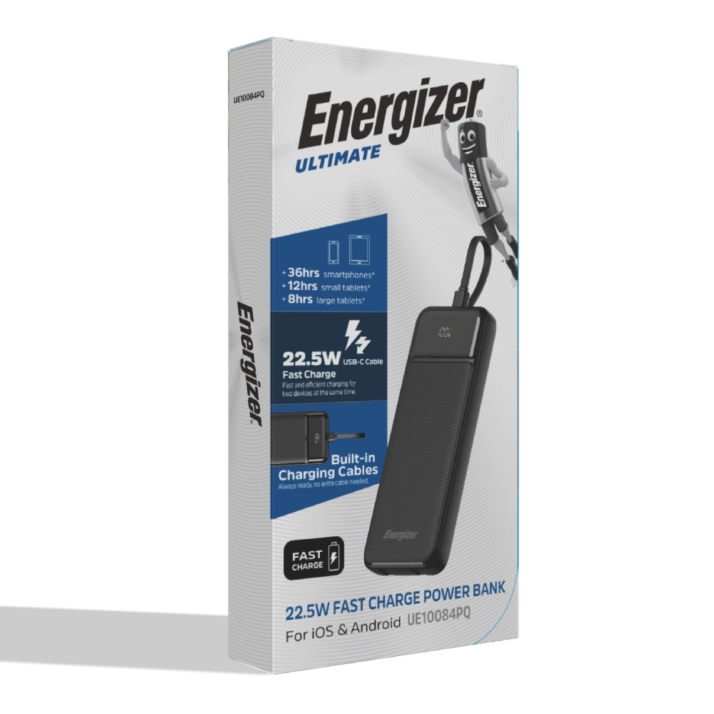 پاوربانک 10000mAh انرجایزر مدل UE10084PQ