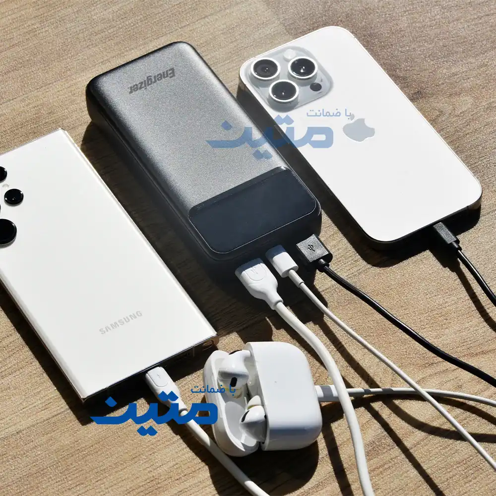 UE10089PQ-5 پاوربانک 10000mAh انرجایزر UE10089PQ مناسب شارژ گوشی و تبلت