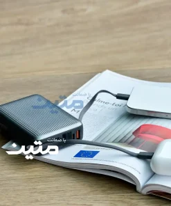 پاوربانک ۲۰۰۰۰ میلی‌آمپر انرجایزر مدل UE20086PQ با شارژ سریع ۲۲.۵ وات