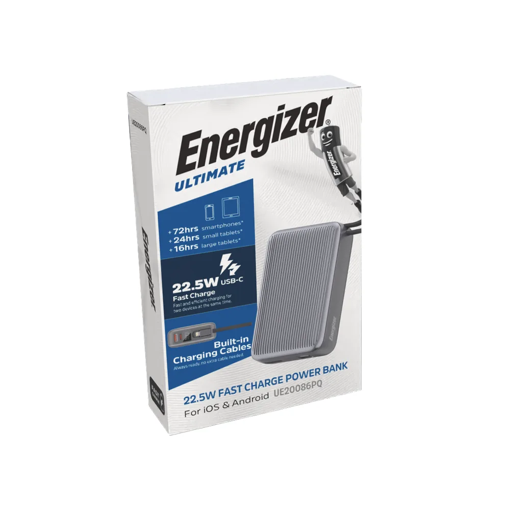 پاوربانک 20000mAh انرجایزر مدل UE20086PQ