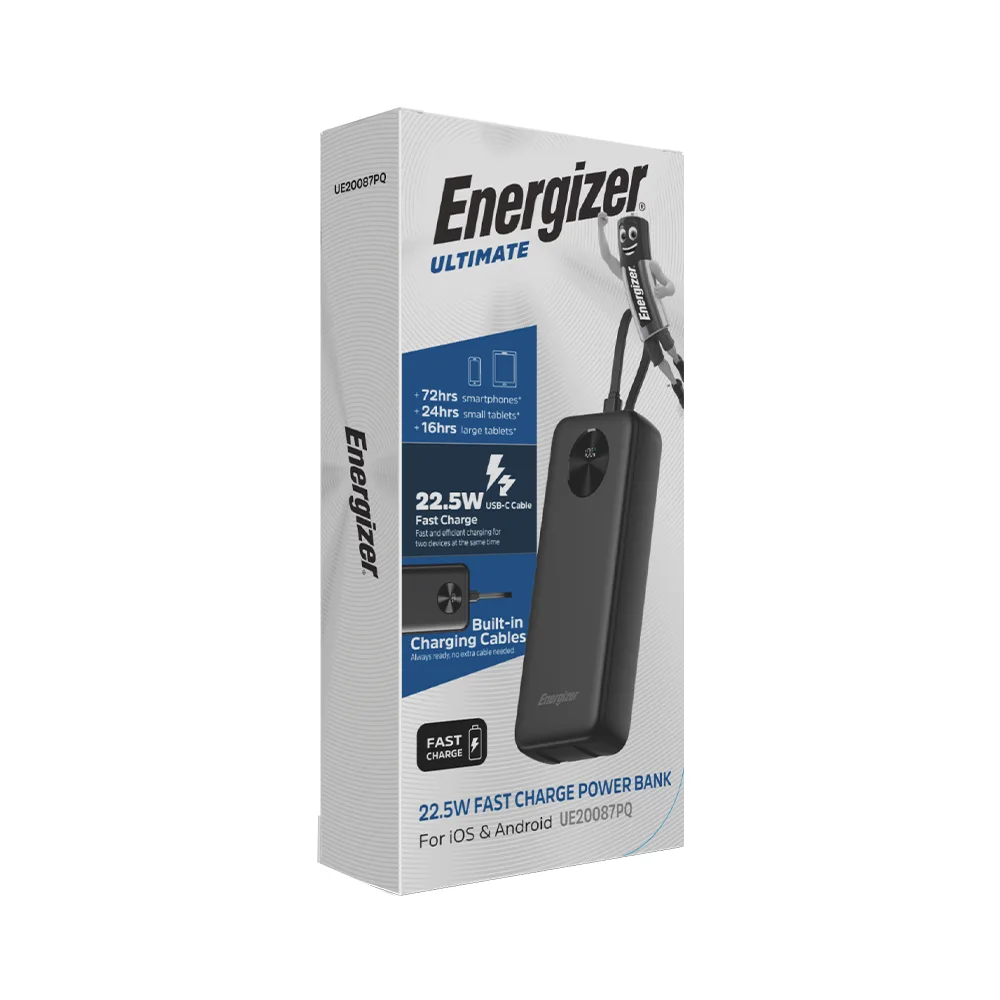 پاوربانک 20000mAh انرجایزر مدل UE20087PQ