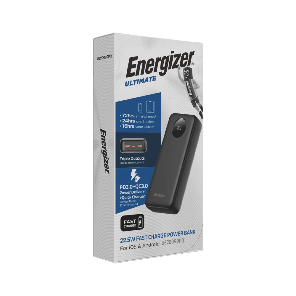 پاوربانک 20000mAh انرجایزر مدل UE20090PQ پاوربانک 20000mAh انرجایزر مدل UE20090PQ