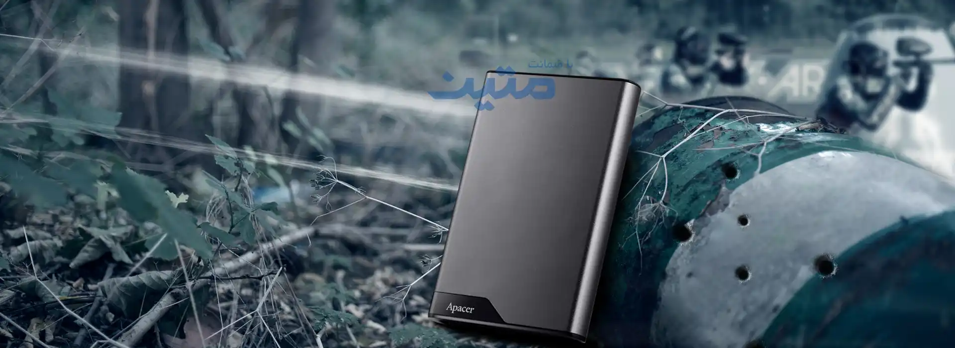 هارد اکسترنال مقاوم Apacer AC632 با بدنه آلومینیومی و تحمل فشار تا 2100 کیلوگرم