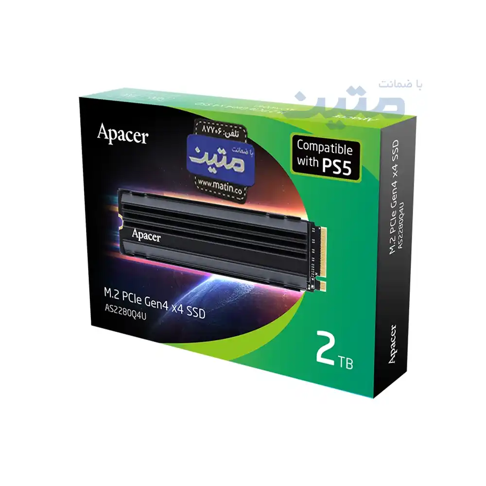 پک اس اس دی Apacer AS2280Q4U ظرفیت 2 ترابایت