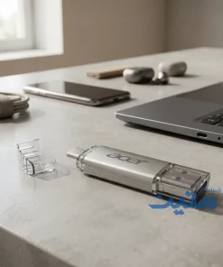 نمای نزدیک کانکتور USB-C فلش مموری Acer UT300