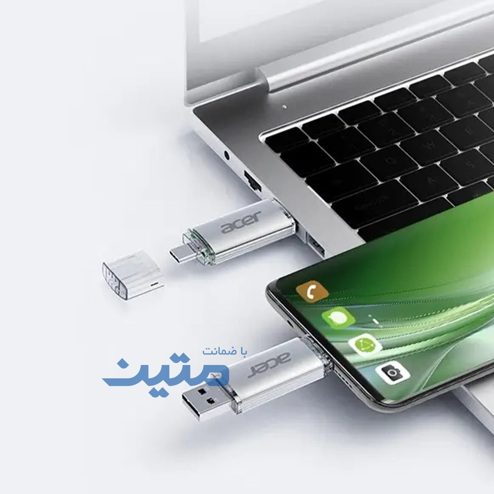 UT300-4 اتصال فلش مموری Acer UT300 به گوشی موبایل از طریق USB-C