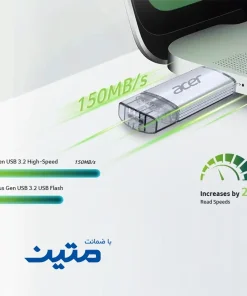 فلش مموری Acer UT300 متصل به گوشی هوشمند