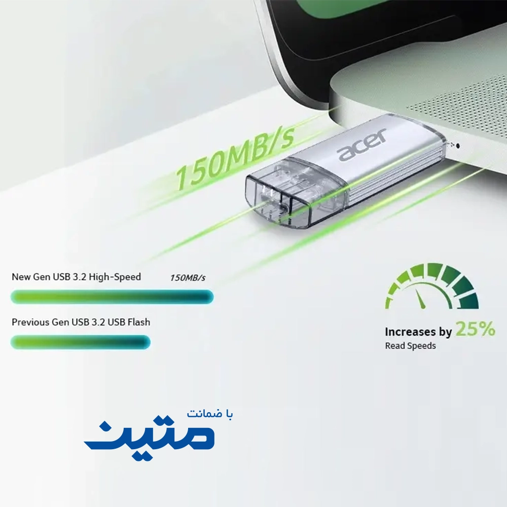 UT300-5 فلش مموری Acer UT300 متصل به گوشی هوشمند