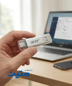 طراحی همراه با درپوش فلش مموری Acer UT300 برای محافظت از کانکتورها