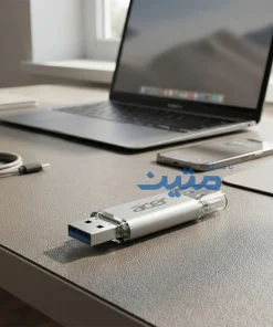 فلش مموری Acer UT300 متصل به گوشی هوشمند