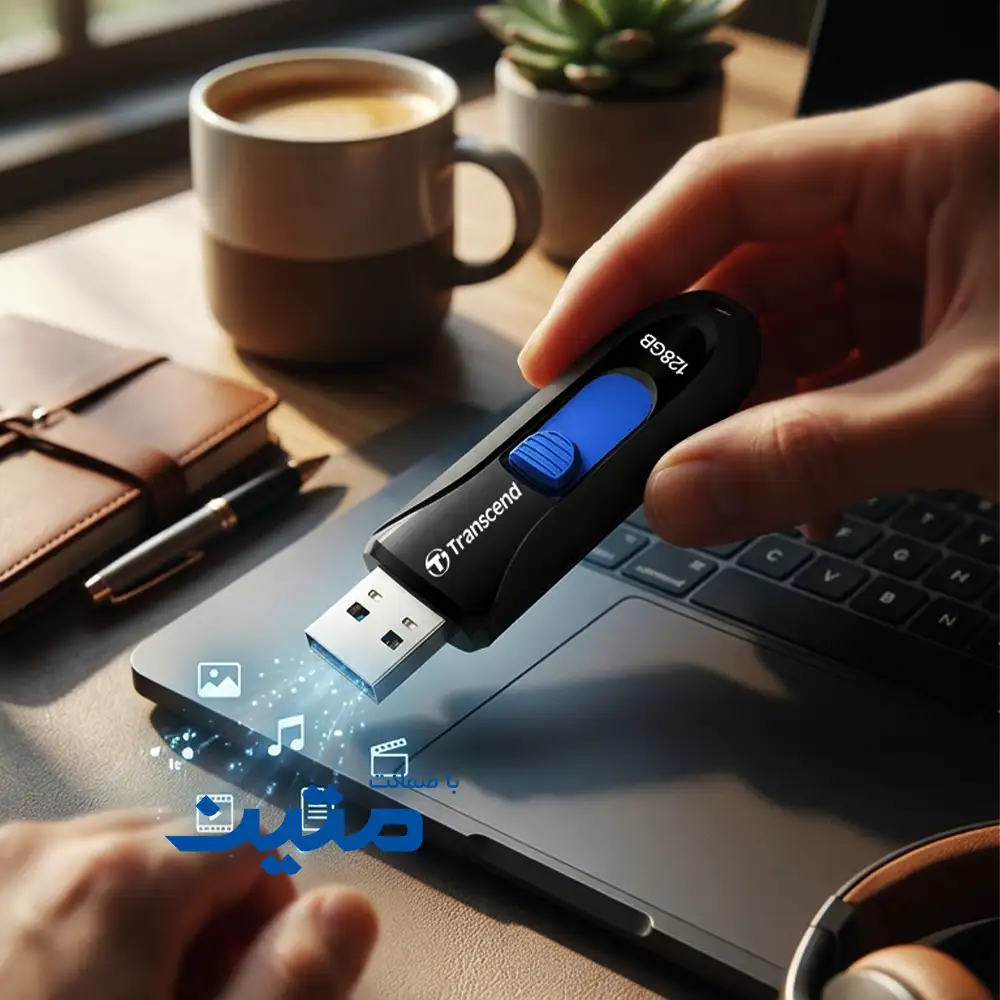 JetFlash 790-5 فلش مموری Transcend JetFlash 790 مناسب انتقال و ذخیرهسازی فایلهای دیجیتال