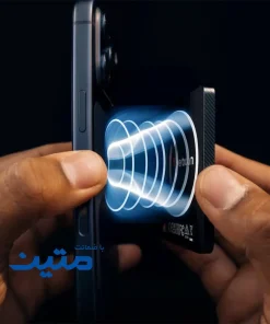 نمای نزدیک بدنه فلزی اس اس دی اکسترنال Verbatim SnapBack Ultra Slim مشکی