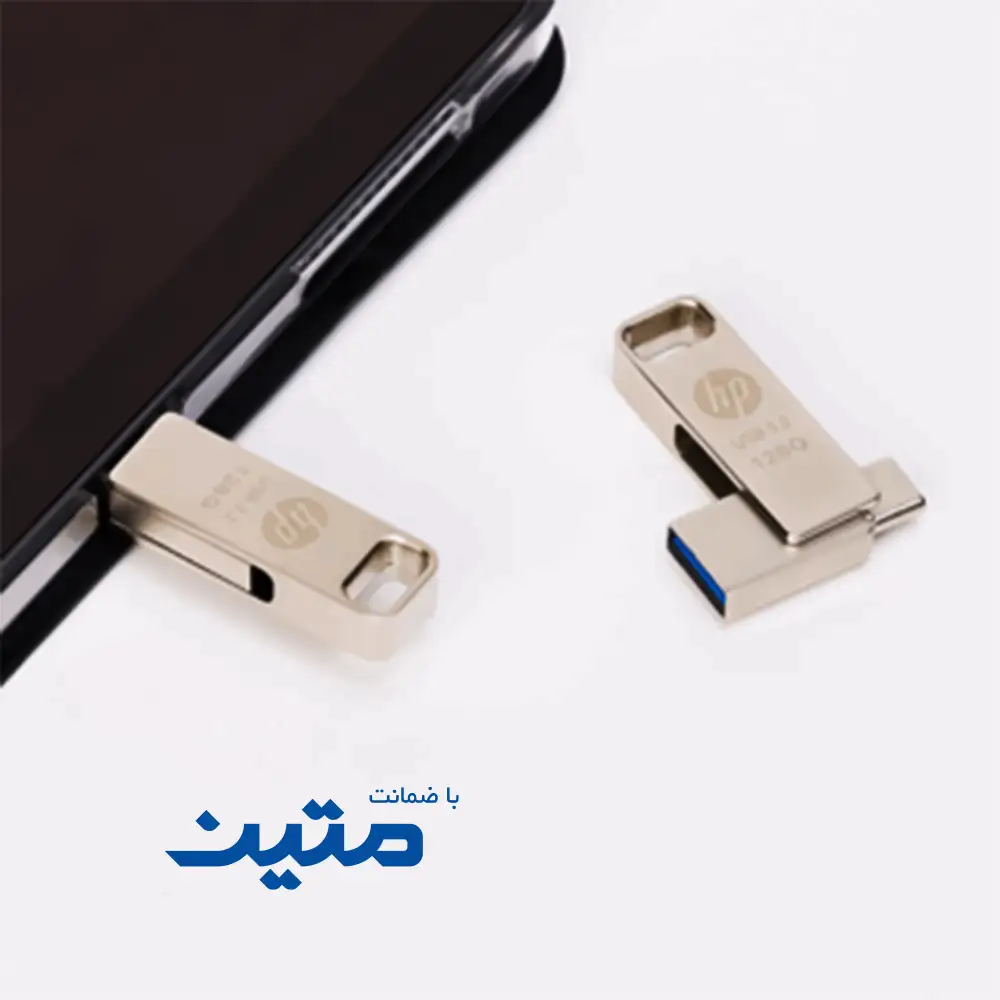 x206c-6 فلش مموری HP x206c با دو کانکتور USB Type-C و Type-A
